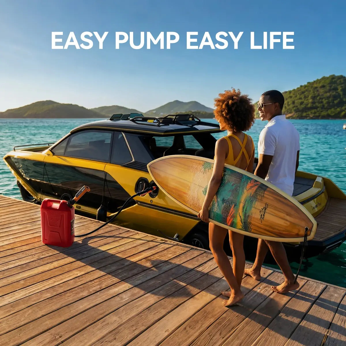 ⏰ 50% off—clearance sale ends today! ⛽ Rechargeable Fuel Transfer Pump | 2.7 GPM Automatic Fuel & Liquid Transfer Pump